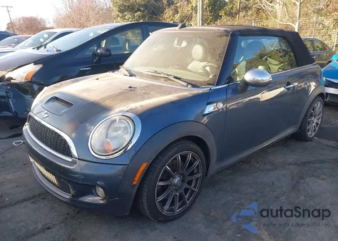 2010 Mini Cooper S из США, поврежденный, VIN WMWMS3C52ATY50858